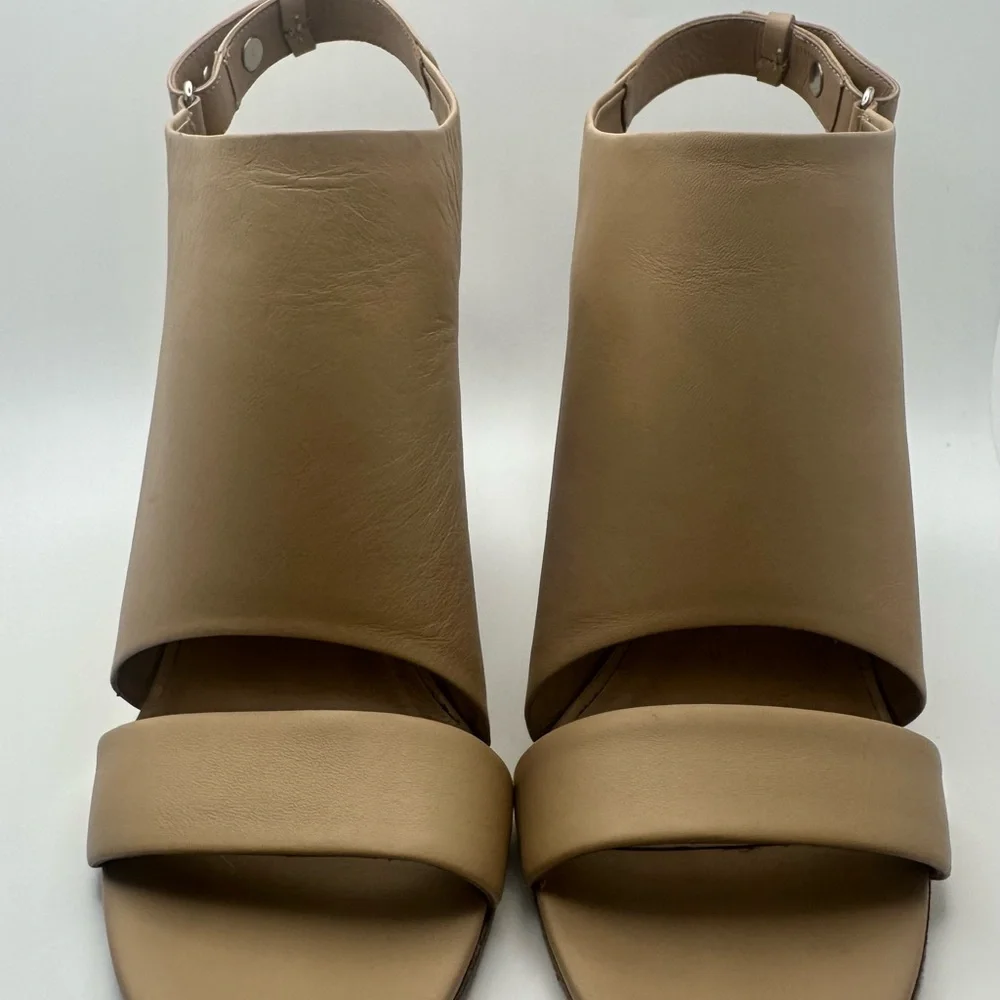 Vince || Karen Women’s Nude Wedge Sandal - Leather‎ Slingback